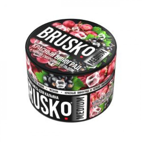 Табак для кальяна Brusko Medium 50 гр (Красный виноград и чёрная смородина со льдом)